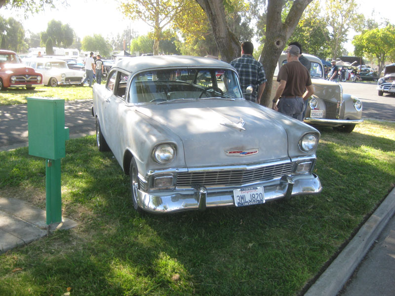 Billetproof Carshow 2012 Gray primered 1956 Chevy