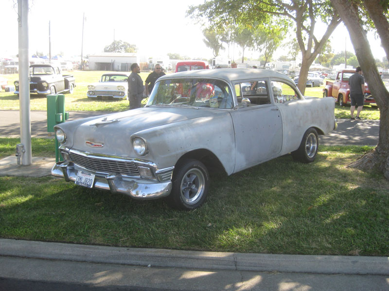 Billetproof Carshow 2012 Gray primered 1956 Chevy