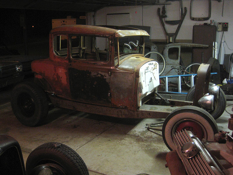Randomly Assembled Parts resembling a Hot Rod
