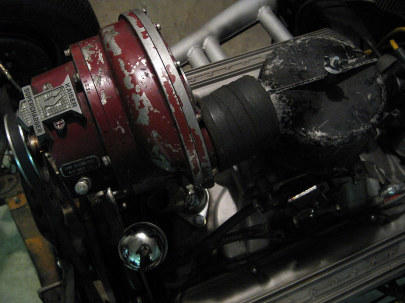 Kaiser/McCulloch Blower on a Chevy 283