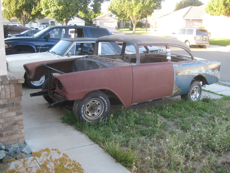 1956 Chevy two door sedan