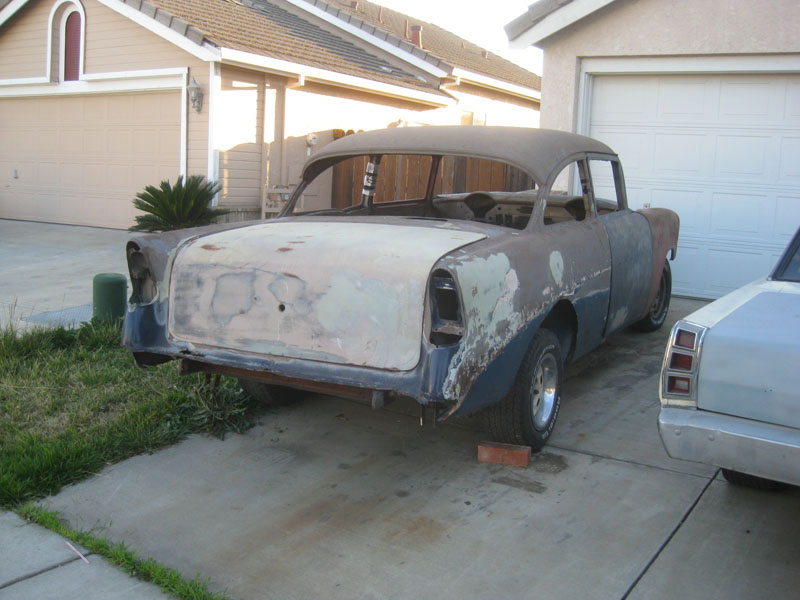 1956 Chevy two door sedan