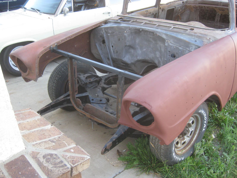 1956 Chevy two door sedan