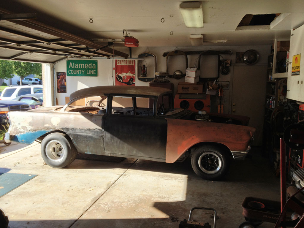 1956 Chevy 210 two door sedan beater gasser hot rod