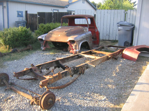 History of my 1957 Chevy 3100 Pickup Truck Where it all began 