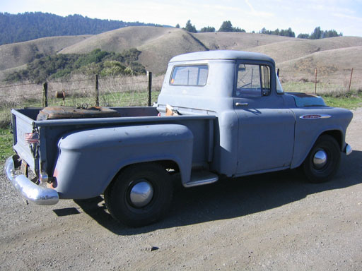 the 1957 Chevy Truck Drove it to the coast again this time to pick up