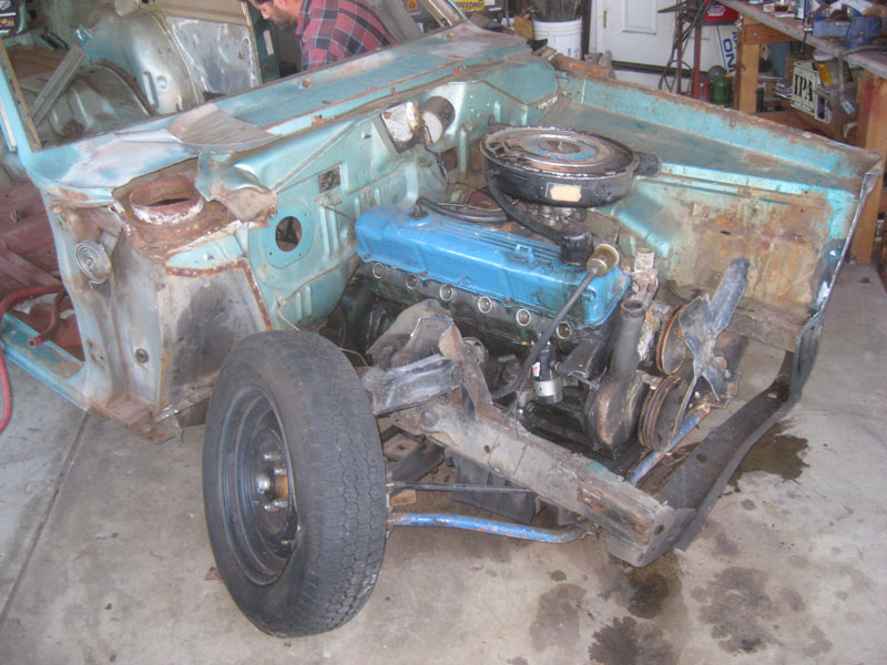 Cutting up a 1967 Plymouth Valiant Coupe