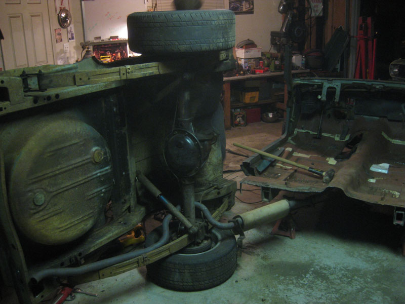 Cutting up a 1967 Plymouth Valiant Coupe