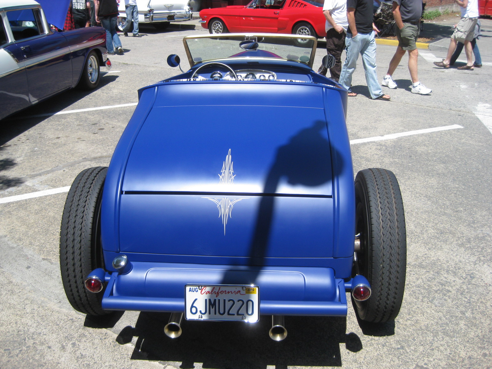 blue 1926 ford model T hot rod roadster