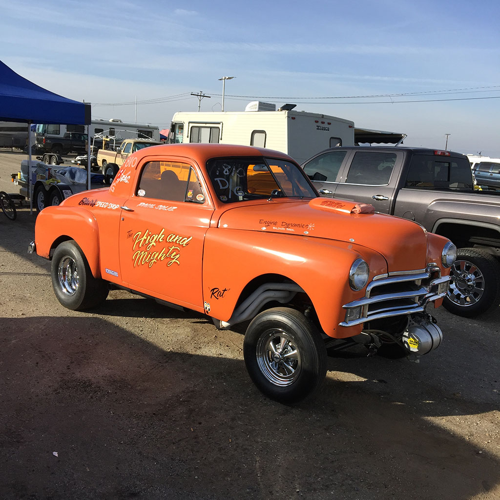 High and Mighty - 1950 Plymouth Business Coupe Gasser