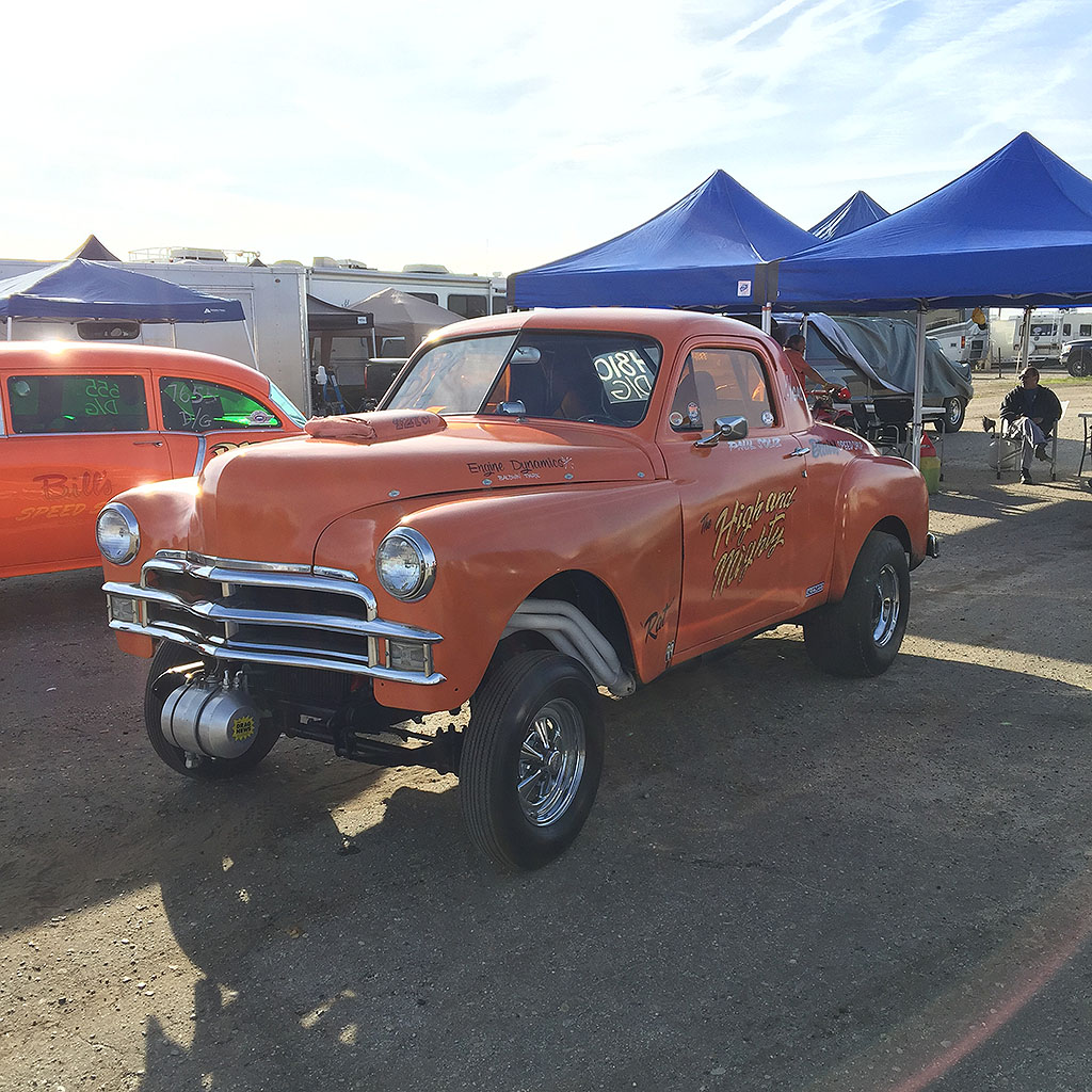 High and Mighty - 1950 Plymouth Business Coupe Gasser