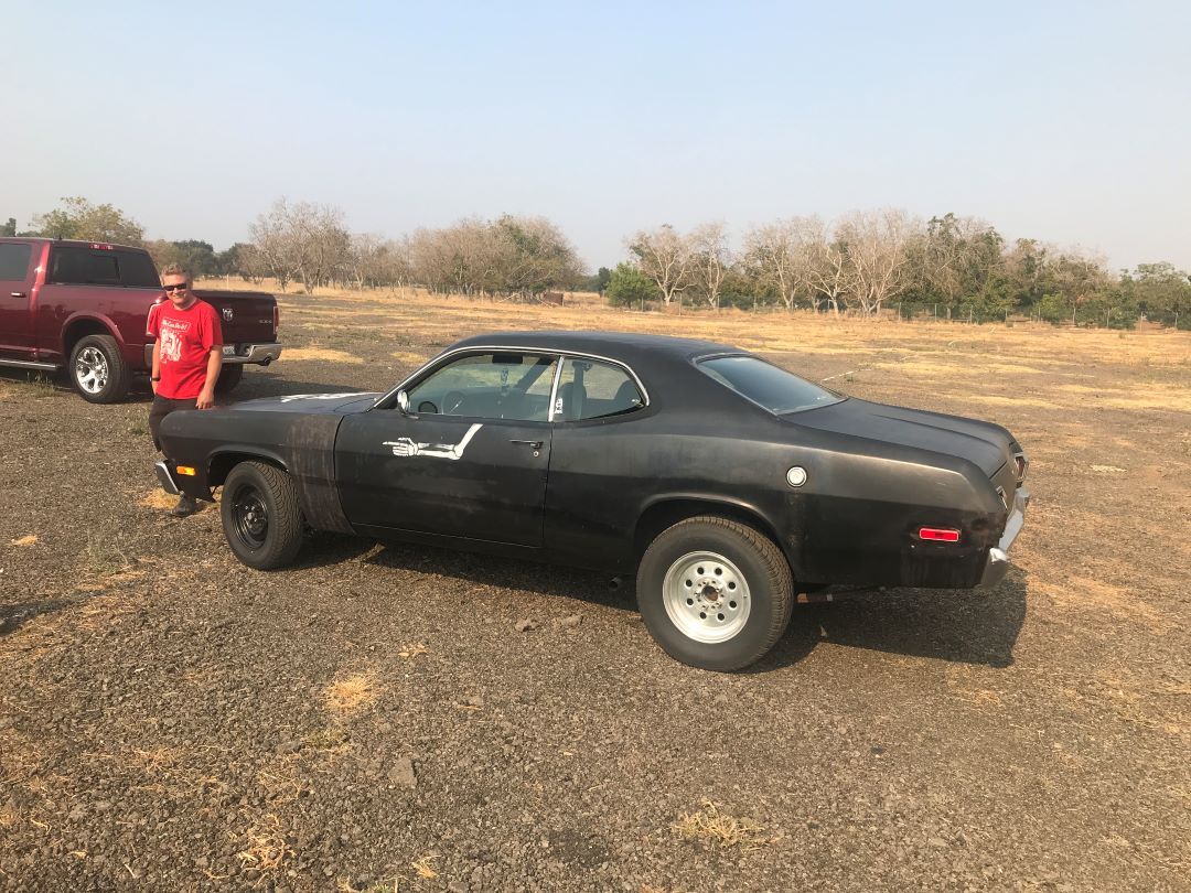 THE BLACK DEATH - MISFIT DUSTER - 1974 Plymouth Duster