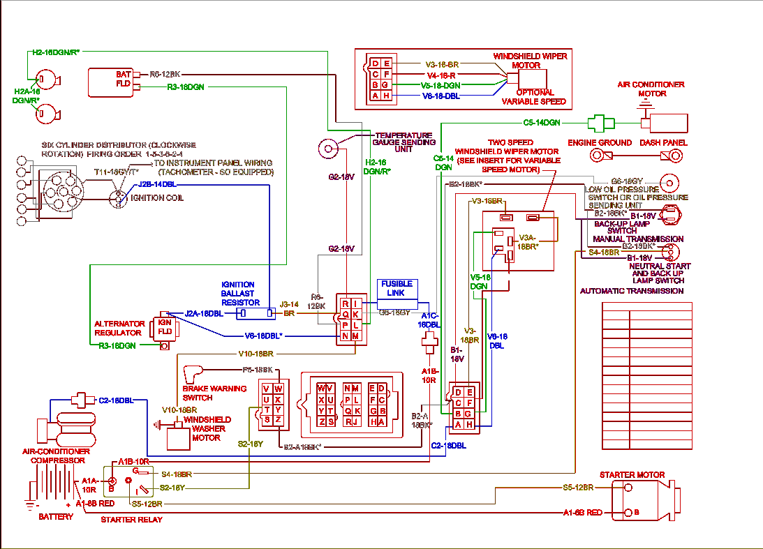 1992 Chrysler lebaron wiring diagram