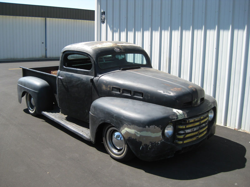 Chopped 1948 ford pickup #9